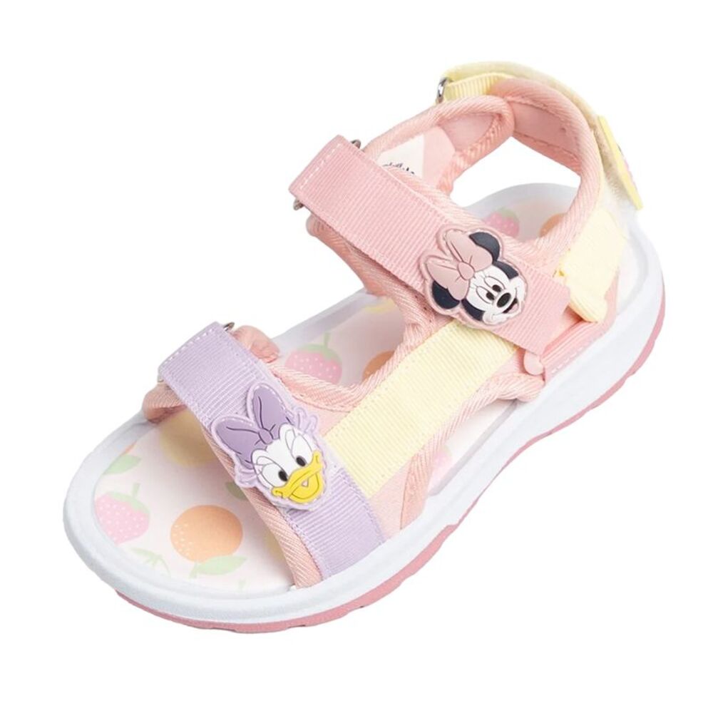 Disney Girls Minnie Mouse & Daisy Holiday Flat Sandals / Pink